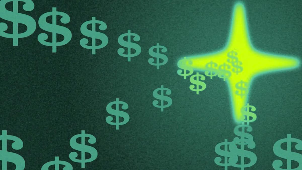 Dollar symbols representing startup funding growth for Honeyjar AI’s pre-seed round