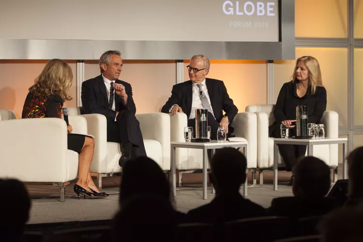 Venture capital leaders discussing long-term investment strategies during a panel session